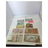 Collection of paper money