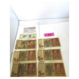 Collection of paper money