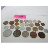 Collection of foreign coins