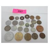 Collection of foreign coins
