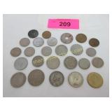 Collection of foreign coins