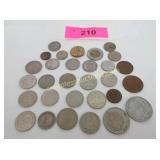 Collection of foreign coins