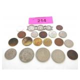 Collection of foreign coins