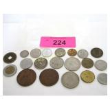 Collection of foreign coins