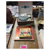 Symphonic record player, records