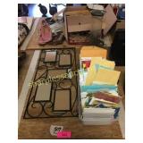 Wall décor, bird feeder, misc