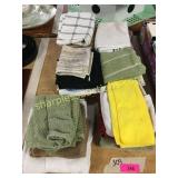 Dish clothes, towels, misc