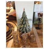 Partylite xmas decorations (Musical tree)