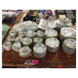 Vintage Noritake china set, 10-pc place setting