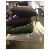 Pillows, chair, lamp shade