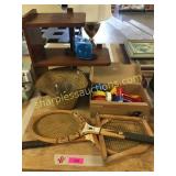 Toy, tennis racket, misc