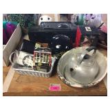 Helmet, sony radio, misc