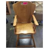 Wood highchair