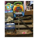 Muscical instruments, toys, misc