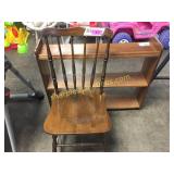 Kitchen chair, bookshelf