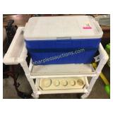 Coleman cooler w/cart