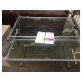Glass desk