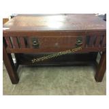 Mission Oak library table