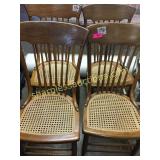 4 Cane chairs