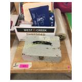 Paper items, cash box