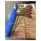 Sportbrella, metal art