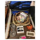 Cooler, baskets, misc