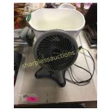 Fan, bucket