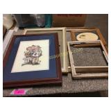 Frames & needlepoint pic