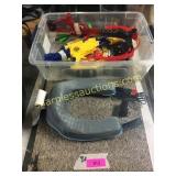 Nerf toys and heated neck massager