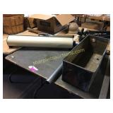 Galv. Tub, clothesline, metal poles