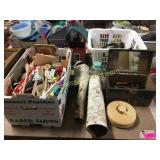 utensils, ice skates, tool box & tools