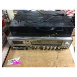 Cassette player, turntable