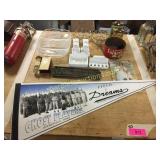 Pennant, misc. bath items & glassware