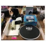Bathroom scale, juicer, photo printer, misc.