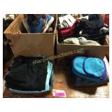 Box of shoes & clothes