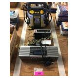 Stanley Jump Start, tape player, radio