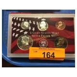 U.S. Mint Silver Proof Set 2001