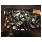 Tray full of watches