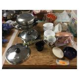 Pans, dishes, misc