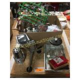 Saladmaster, hangers, jar, misc