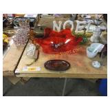 Glassware, home décor