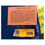 1909 Lincoln head cent