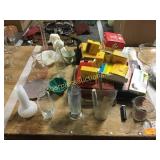 Vases, photographic supplies