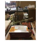 Lamp bases, heater, misc