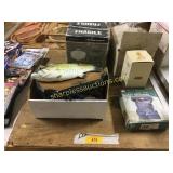 Ceiling fan kit, kitchen utensils, misc