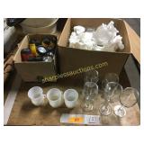 Stemware, flashlights