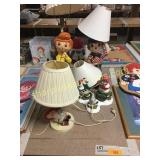Raggedy Ann/Andy lamps