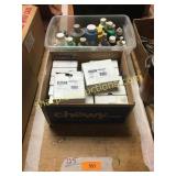 Shop chemicals, box of staples