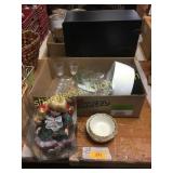 Stemware, LG monitor, misc