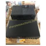 Yamaha cassette deck, receiver